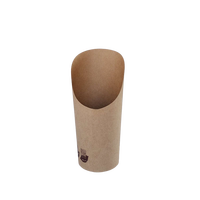 Porte-frites à emporter gobelets ronds en papier jetables boîte à croustilles en papier pour pop-corn gaufré