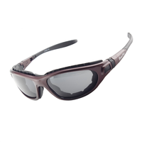 Nouvelles lunettes de moto polarisées anti-UV avec monture en PC et verres amovibles pour le cyclisme, le surf et le parachutisme