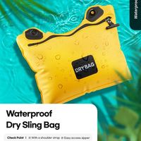 Tas Kering Tahan Air Dengan Tali Pengikat yang Nyaman dan Dapat Disesuaikan untuk Semua Ukuran, untuk Aktivitas Keluarga di Pantai, Menyimpan Mainan Anak dan Handuk