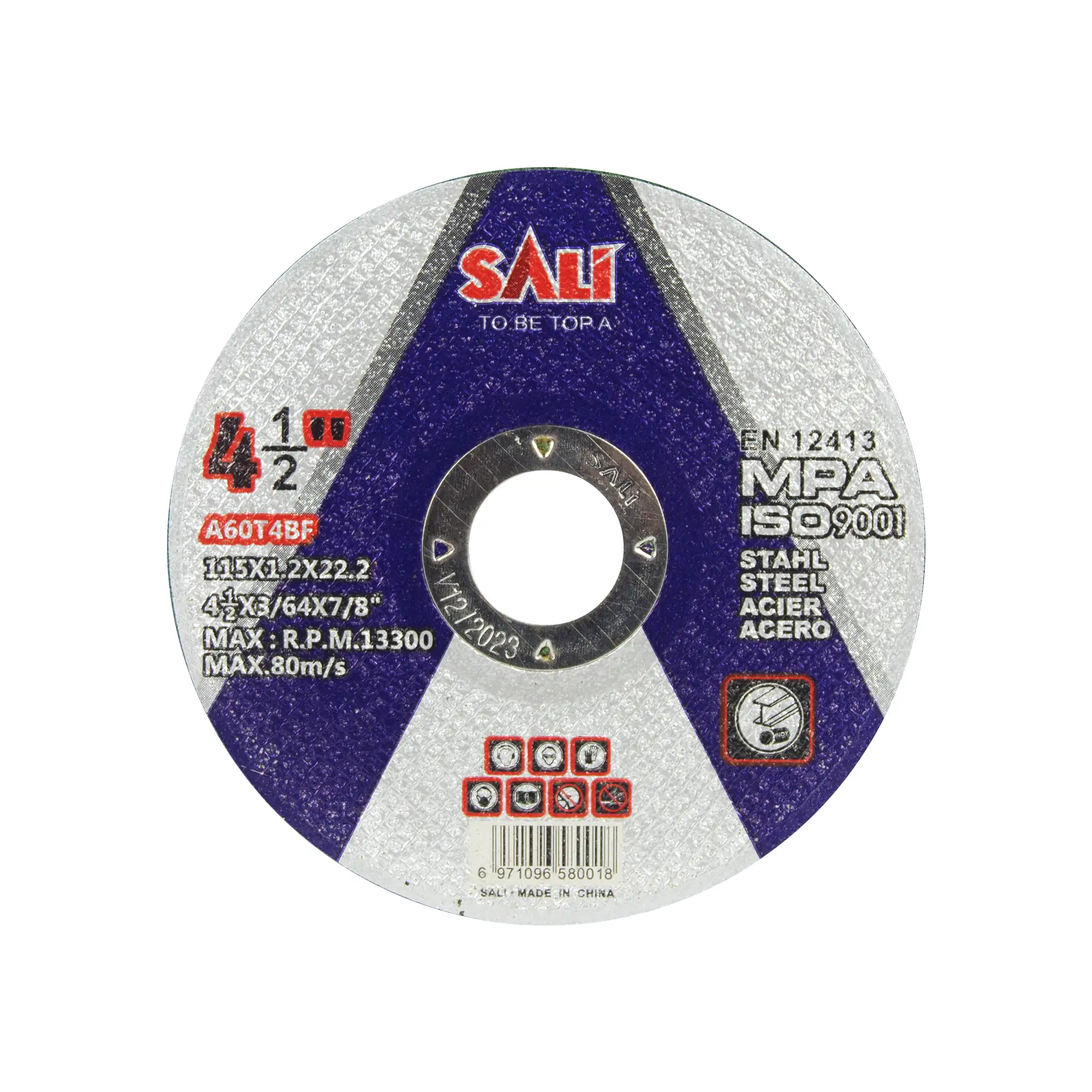SALI 115x1.2x22.2mm La norme internationale 4.5 pouces disco de corte Métal Disque de Coupe pour angle grinder outils abrasifs
