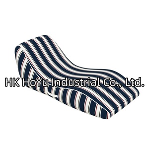 Tumbona a rayas para exteriores, sofá inflable con funda para playa y ocio - Product Image 6