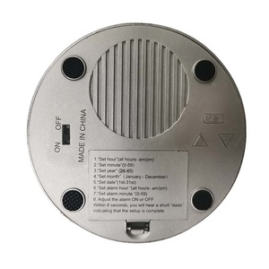 M3 Talking Clock Button for the Blind <strong>and</strong> Visually Impaired Talking Alarm Clock Telling <strong>Time</strong> <strong>and</strong> Date - Product Image 5