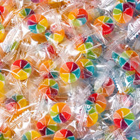 Sucettes tendance en forme de moulin à vent de dessin animé, bonbons durs fruités, sac de 500g pour les récompenses de la Journée des Enfants