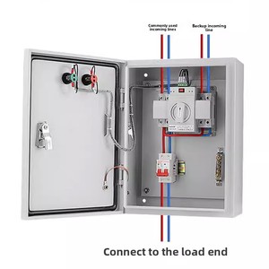 Özelleştirilmiş Çift Güçlü 220V/380V Yangın Söndürme Otomatik Transfer Anahtarı Dağıtım Kontrol Kutusu 10-100A Akım Kapasiteli - Product Image 4