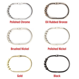 Bộ 12 Thanh Đánh Bóng Bằng Thép Không Gỉ, Thanh Treo Rèm Tắm Bằng Thép Không Gỉ, Nhám, Satin, Chống Gỉ - Product Image 6