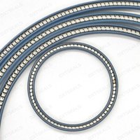 Joint d'étanchéité à ressort renforcé en U de 160 mm résistant aux hautes températures, modèle de joints à ressort pour arbres rotatifs haute pression