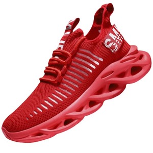 Zapatillas Deportivas Transpirables para Hombre, Tejidas, con Suela de Absorción de Impactos, Ligeras - Product Image 5