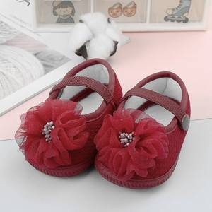 Chaussures Souples Princesse à Semelle en Tissu Antidérapante pour Bébé Fille de 0 à 1 An Printemps et Automne - Product Image 3