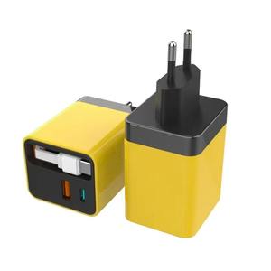40W PD <span class=keywords><strong>USB</strong></span> C gan sạc với 60cm cáp có thể thu vào 3-Port gan <span class=keywords><strong>USB</strong></span> sạc - Product Image 5