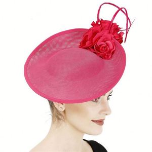 New Style Fashion Feather Tea Party <b>Hat</b> Aristocratic Grand Banquet <b>Hat</b> Headpiece Fascinator <b>Hats</b> <b>for</b> Ladies - Product Image 3