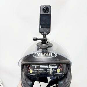 Base de Montaje Flexible con Adhesivo para Cámaras de Acción GoPro Hero 13/<span class=keywords><strong>DJI</strong></span> <span class=keywords><strong>Osmo</strong></span> 360/Insta360 X6/X5 en Casco de Motocicleta, Scooter, Tabla de Surf - Product Image 4