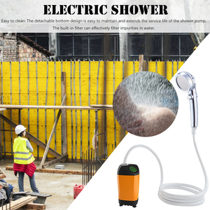 Douche extérieure compacte et rechargeable, jet doux pour le lavage de voitures, l'arrosage des fleurs et les outils de bain en appartement - Product Image 4