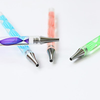 Kit d'outils de peinture diamant 5D pour adultes et enfants, motifs animaux peints à la main, inclut des stylos d'art en plastique et des accessoires
