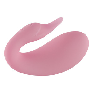 Little Swan Rechargeable <b>Vibrating</b> Egg Pink Silicone Clitoral Massager For Women Adult Toy - Product Image 3