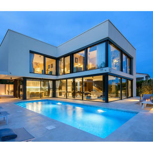 Fenêtre et porte en aluminium double vitrage de qualité <span class=keywords><strong>anthracite</strong></span> moderne personnalisée - Product Image 5