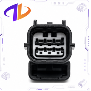 6-Pin 0.6mm Male/Female Rear Bumper Electric Eye Reverse Radar Sensor <b>Plug</b> Connector Copper Contact Nylon Housing 3A <b>12V</b> for - Product Image 2