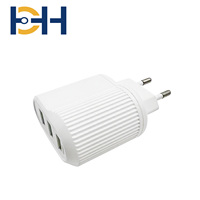 Chargeur mural rapide double port 20W PD & QC3.0 de haute qualité UE, adaptateur de charge rapide Type-C
