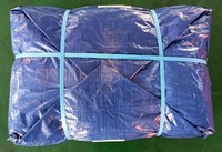 Rideau latéral de camion de bâche enduit anti-UV imperméable tissé uni industriel tente de doublure de camion de chaîne oeillets en plastique cérémonie