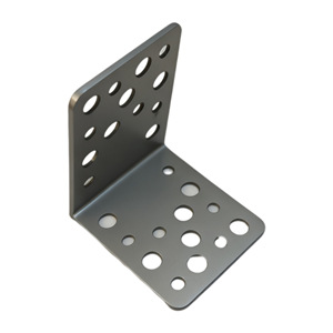 Galvanized Angle <b>Brackets</b> Nonstandard Custom L-Shaped Metal <b>Bracket</b> Stamping Parts For Furniture And Shelf Support - Product Image 4