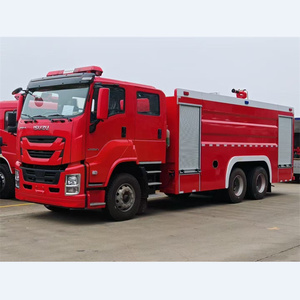 Camion de lutte contre l'incendie et de sauvetage à haute performance, nouveau diesel ISUZU GIGA 6X4 LHD RHD 10CBM, réservoir d'eau et de mousse - Product Image 5