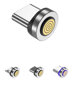Caricabatterie Magnetico Rotante a 360 Gradi 3A Super Veloce e Set <span class=keywords><strong>di</strong></span> Cavi Intrecciati in Nylon, Adatto a Tutti i <span class=keywords><strong>Tipi</strong></span> <span class=keywords><strong>di</strong></span> Telefoni - Product Image 4