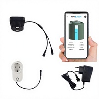 Controlador de Nivel de Agua Ultrasónico Smartlife Tuya con Pantalla LCD, Sensor de Nivel de Gas Alto/Bajo en Tiempo Real
