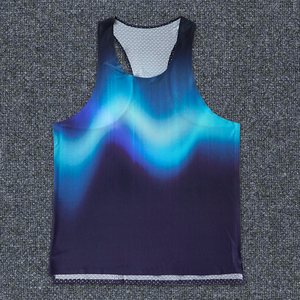 Débardeur de sport sans couture et sans manches pour la gym, le fitness et la <span class=keywords><strong>course</strong></span> à pied, personnalisable avec logo OEM, modèle uni vierge - Product Image 1