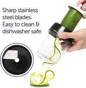 4 In 1 Fullstar Groente Choppper Plantaardige Spiralisator Verstelbare Handheld Spiralizer Voor Keuken