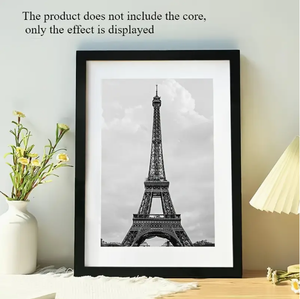 Customizável Madeira Picture <span class=keywords><strong>Frame</strong></span> Poster Wall Photo <span class=keywords><strong>Frame</strong></span> Preto Branco Variedade Tamanhos 8x8 16x20 - Product Image 5