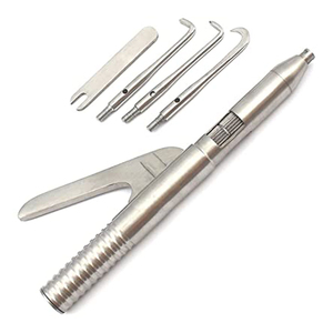 Instrument dentaire de retrait de couronne, outil manuel réutilisable en acier inoxydable pour traitement clinique et procédure orale, couronne dentaire - Product Image 1