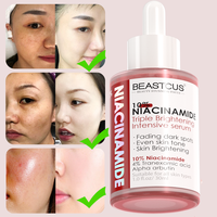 Nouveau Sérum Visage Anti-Âge Éclaircissant avec 30% de Vitamine C, 5% de Niacinamide et 10% de Vitamine E pour les Soins de la Peau