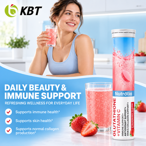 Compresse Effervescenti di Glutatione e Collagene con <span class=keywords><strong>Vitamina</strong></span> <span class=keywords><strong>C</strong></span>, Certificato HALAL GMP, Etichetta Privata OEM, Integratori per Donne - Product Image 3
