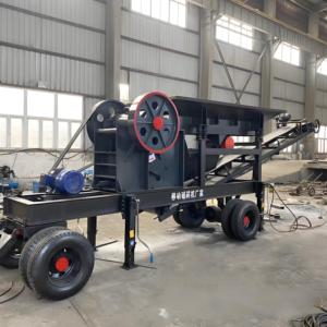 Trituradora de Piedra Móvil <span class=keywords><strong>Sentai</strong></span> de 30t/h con Motor de Corriente Alterna y Caja de Cambios - Trituradora de Mandíbulas Portátil para Aplicaciones de Minería y Canteras - Product Image 1