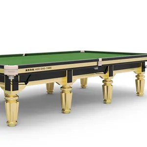 全尺寸台球台专业标准台球桌W形脚biliard花岗岩石板台球桌
