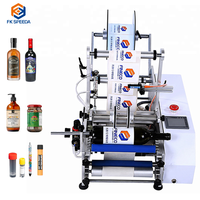 Etiqueteuse pneumatique étiqueteuse d'autocollants pour bouteilles rondes avec imprimante de date Etiqueteuse de date d'expiration
