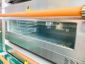 Horno eléctrico de cubierta de lujo YOSLON con vapor de acero inoxidable 3 cubiertas 6 bandejas hornos horno comercial para hornear - Product Image 6