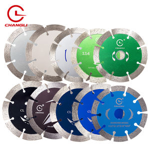 OEM Arix Grosir 110mm 4 Inci Segmen Berlian/Baja Dilas Frekuensi Tinggi Tipe Kunci Mata Pisau Pemotong Granit Batu Garansi 3 Tahun - Product Image 4