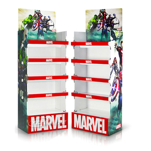 מעמד תצוגה מנייר לקניון, לחנות או לסופרמרקט, עשוי קרטון, לתצוגת חטיפים, ממתקים ומוצרי מזון. - Product Image 3