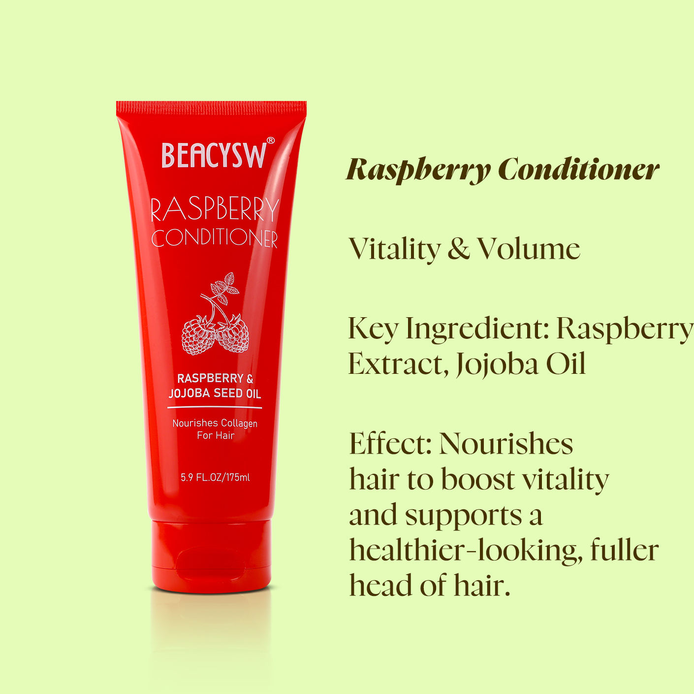 Après-shampooing à la framboise Vitalité et Volume