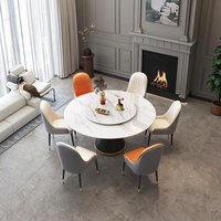 Moderne runde Esstisch stühle für Haus & Restaurant Großer kommerzieller Marmor tisch für Wohnzimmer Neues Design