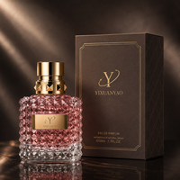 Flacon de parfum en verre de luxe 50 ml 100 ml, flacon de parfum vide avec logo personnalisé, boîte cadeau, emballage en gros