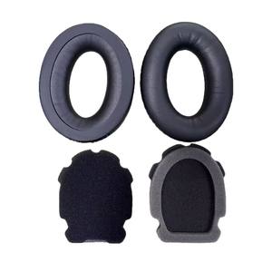 Almohadillas de repuesto para los oídos, almohadillas para los oídos, almohadillas de cuero proteico con espuma viscoelástica con cancelación de <span class=keywords><strong>ruido</strong></span> para <span class=keywords><strong>auriculares</strong></span> <span class=keywords><strong>BOSE</strong></span> Aviation X A10 A20 - Product Image 1
