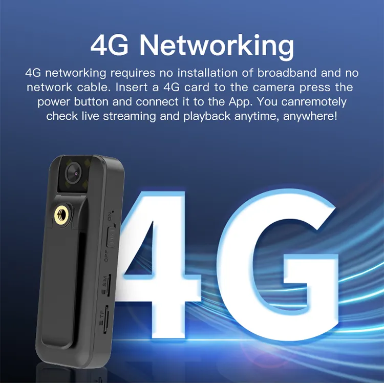 New recorder cb77 Mini 4G Cameras Long 8h continous recording cloud storage wireless camera small portable mini battery camera