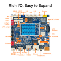 Carte mère mini ARM Android Rockchip RK3566 avec processeur, 2/4/8 Go de RAM DDR4, WiFi, Bluetooth BLE, SBC, carte TF en option, dissipateur thermique