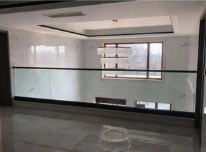 Barandilla de vidrio sin marco de alta calidad BNS, barandilla de vidrio hermosa de acero inoxidable moderna para escalera, balcón - Product Image 6