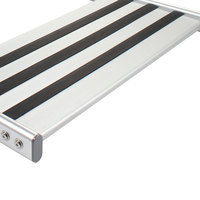 TYTXRV Accessoires de caravane 528mm Australian Standards RV Step Aluminium Anti-slip Manual Pull Out Single Ladder With LED Light