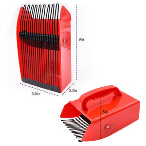 Ramasseur <span class=keywords><strong>de</strong></span> baies en forme <span class=keywords><strong>de</strong></span> peigne métallique, poignée ergonomique en plastique, ramasseur <span class=keywords><strong>de</strong></span> myrtille, râteaux <span class=keywords><strong>de</strong></span> cueillette <span class=keywords><strong>de</strong></span> Huckleberry - Product Image 2