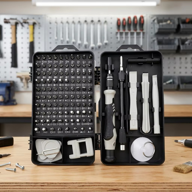 115 in 1 Screwdriver Tool Set Magnetic Precision Bits Repair Kit for Mobile Phone Laptop Watch PC Electronic Maintenance