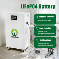 Batterie LiFePO4 20 kWh pour armoire au sol, 51,2 V 300 Ah, stockage d'énergie solaire domestique, 8000 cycles, BMS intégré, surveillance à distance