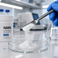 Poudre NMN de haute pureté 99% - Bêta-nicotinamide mononucléotide - Matière première pour complément alimentaire